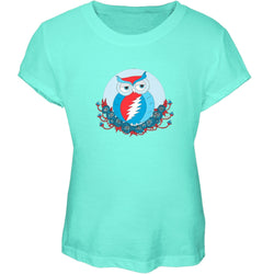 Grateful Dead - Steal Your Face Owl Chill Girls Youth T-Shirt