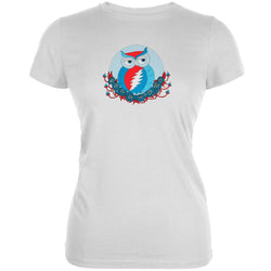 Grateful Dead - Steal Your Face Owl White Girls Youth T-Shirt