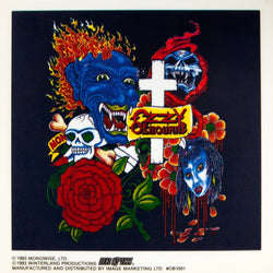 Ozzy Osbourne - Toons Cling On Sticker