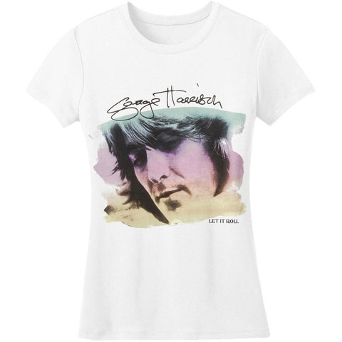 George Harrison - Watercolor Portrait Juniors T-Shirt
