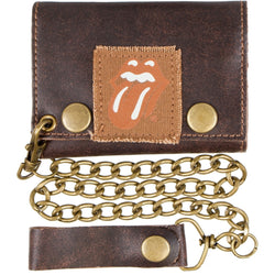 Rolling Stones - Tongue Patch Wallet W/ Chain