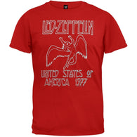 Led Zeppelin - 1977 Red T-Shirt