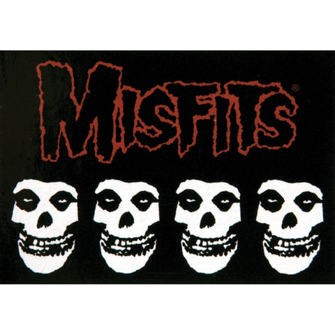 Misfits - Multiple Skull Logo Tapestry