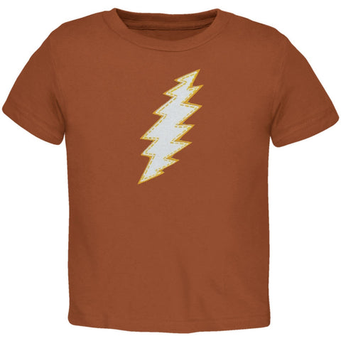 Grateful Dead - Stitched Bolt Rust Toddler T-Shirt