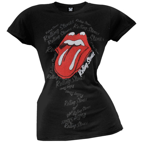 Rolling Stones - Tongue Sketch Juniors T-Shirt