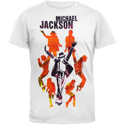 Michael Jackson - Pose White Adult T-Shirt