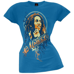 Bob Marley - Soul Almighty Blue Juniors T-Shirt