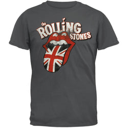 Rolling Stones - Distressed UK Tongue Soft T-Shirt