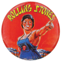 Rolling Stones - Worker Woman Button