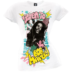 Bob Marley - Listen Juniors T-Shirt