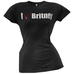 Britney Spears - I Heart Britney Juniors T-Shirt