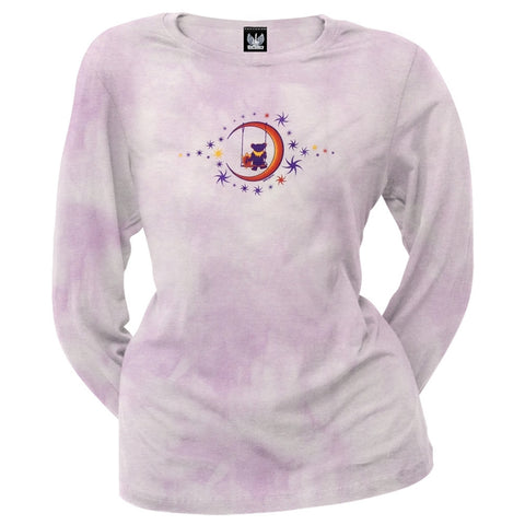 Grateful Dead - Moon Swing Pink Youth Long Sleeve T-Shirt