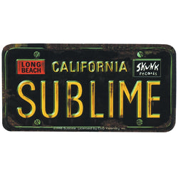 Sublime - License Plate Decal