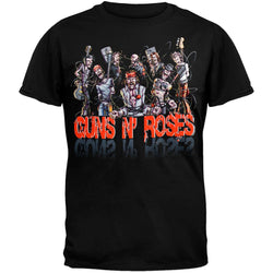 Guns N Roses - Cartoon 2011 Tour T-Shirt