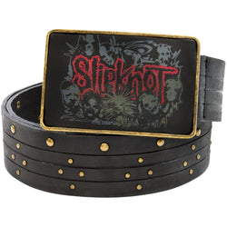 Slipknot - Group Logo Studded Leather Belt