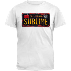 Sublime - License Plate Graphic Adult T-Shirt