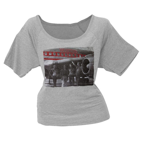 Led Zeppelin - Plane Juniors Boyfriend T-Shirt