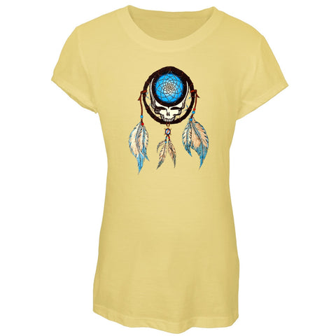 Grateful Dead - Dreamcatcher Girls Youth Yellow T-Shirt