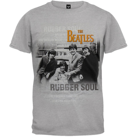 The Beatles - Rubber Soul Heather Grey T-Shirt