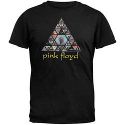 Pink Floyd - Colorful Triangle Collage T-Shirt