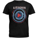 Alice In Chains - Play Button Miami to San Antonio Tour T-Shirt