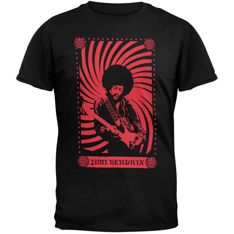 Jimi Hendrix - Red Logo T-Shirt