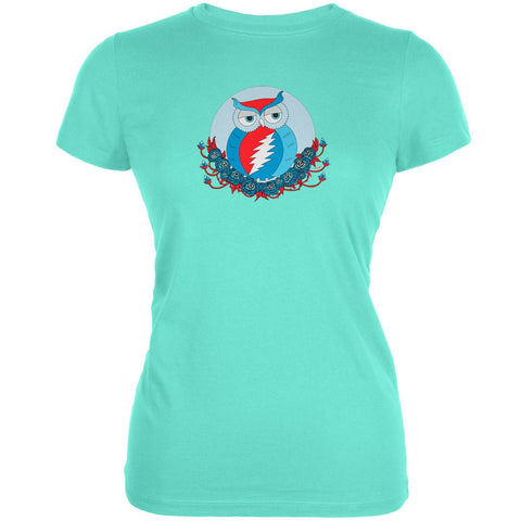 Grateful Dead - Steal Your Face Owl Chill Juniors T-Shirt