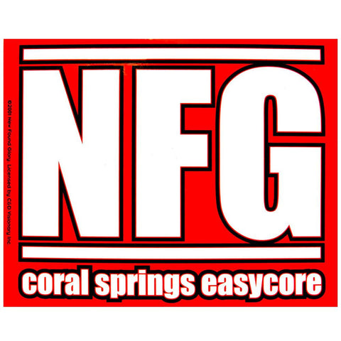 New Found Glory - Coral Springs Easycore Sticker