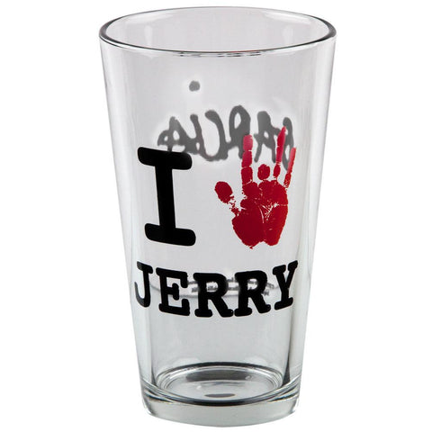 Jerry Garcia - I Handprint Jerry Pint Glass
