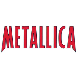 Metallica - Red Letters - Sticker
