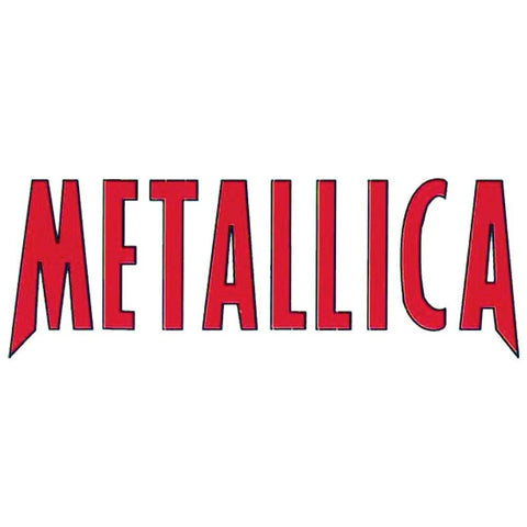 Metallica - Red Letters - Sticker