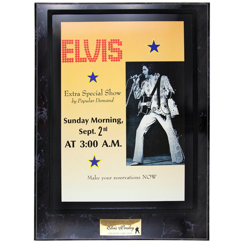 Elvis Presley - Morning Show - Plaque
