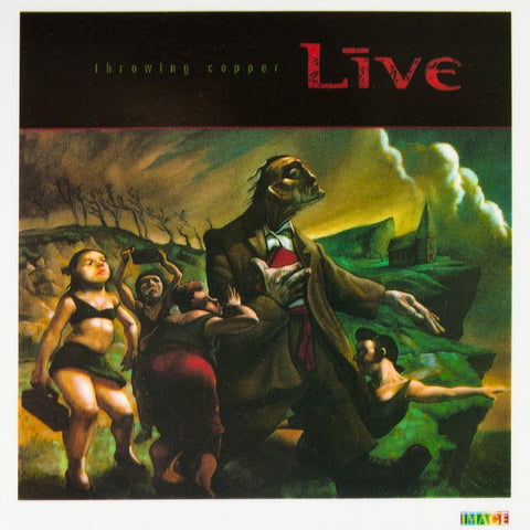 Live - Throwing Copper - Cling-On Sticker