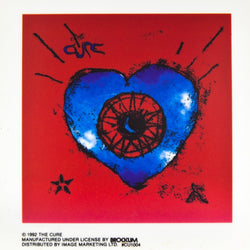 Cure - Heart Cling-On Sticker