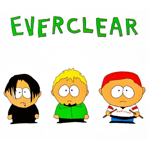 Everclear - Cartoon Sticker