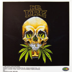 Dr. Dre - The Chronic Skull - Cling-On Sticker
