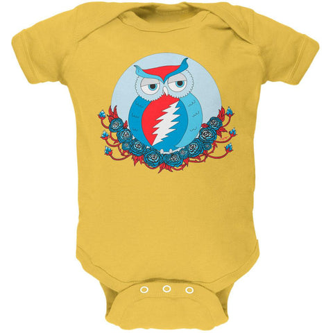 Grateful Dead - Steal Your Face Owl Butter Baby One Piece
