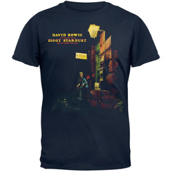 David Bowie - Ziggy in the Street Tri-Blend Soft Adult T-Shirt