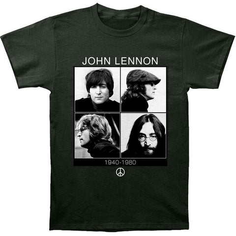 John Lennon - 1940-1980 Soft Adult T-Shirt