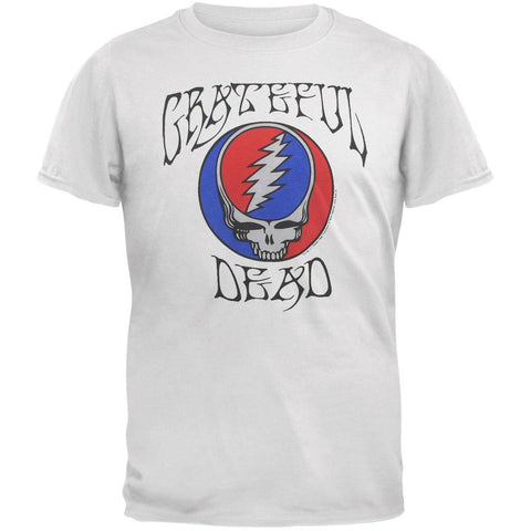 Grateful Dead - Logo and Steal Your Face Soft Adult T-Shirt