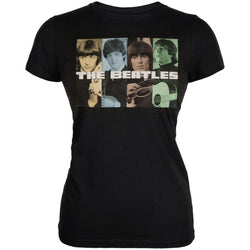 The Beatles - Color Squares Juniors T-Shirt