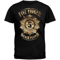 Five Finger Death Punch - Badge Adult T-Shirt