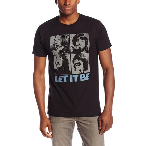 The Beatles - Group Let It Be Adult T-Shirt