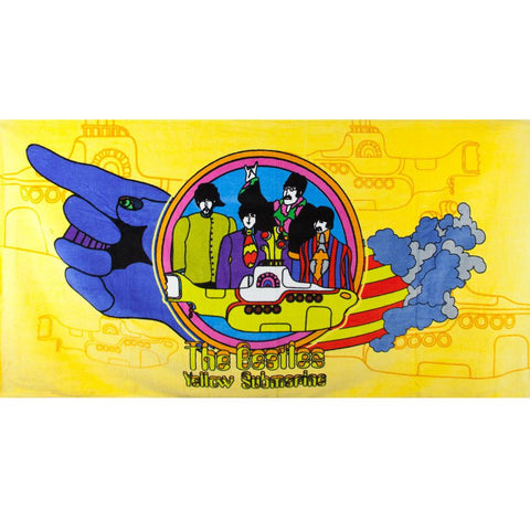 The Beatles - Yellow Submarine Beach Towel