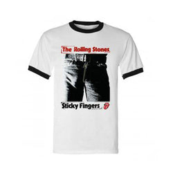 Rolling Stones - Sticky Fingers Adult Ringer T-Shirt