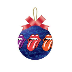 Rolling Stones - Multi Colored Tongues Christmas Ornament