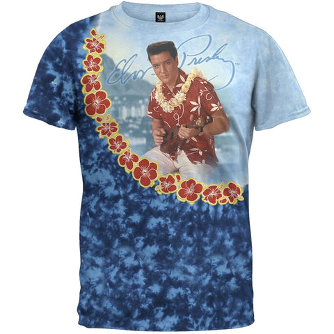 Elvis Presley - Blue Hawaii Tie Dye T-Shirt