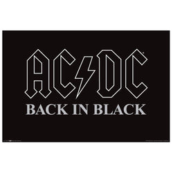 AC/DC - Back in Black 24X36 Standard Wall Art Poster