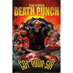 Five Finger Death Punch - Six 22x34 Standard Wall Art Poster