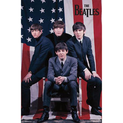The Beatles - Flag 22x34 Standard Wall Art Poster
